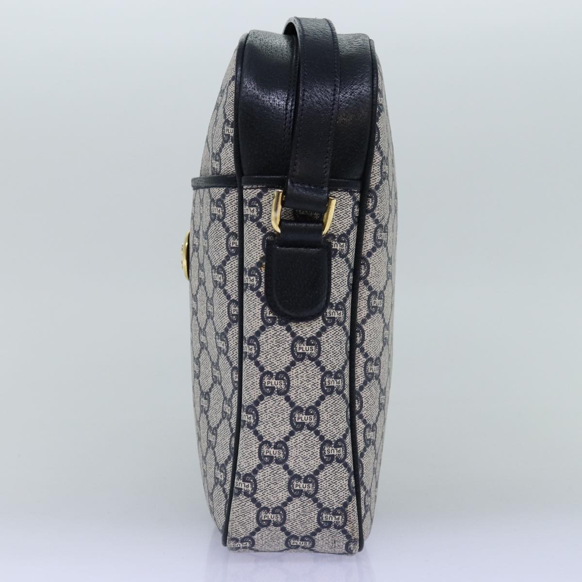 GUCCI GG Plus Supreme Shoulder Bag PVC Navy yk12516