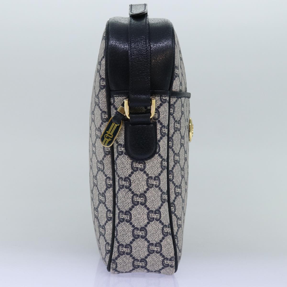 GUCCI GG Plus Supreme Shoulder Bag PVC Navy yk12516