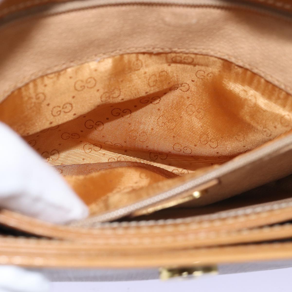 GUCCI Micro GG Supreme Shoulder Bag PVC Beige 004 106 0024 yk12533