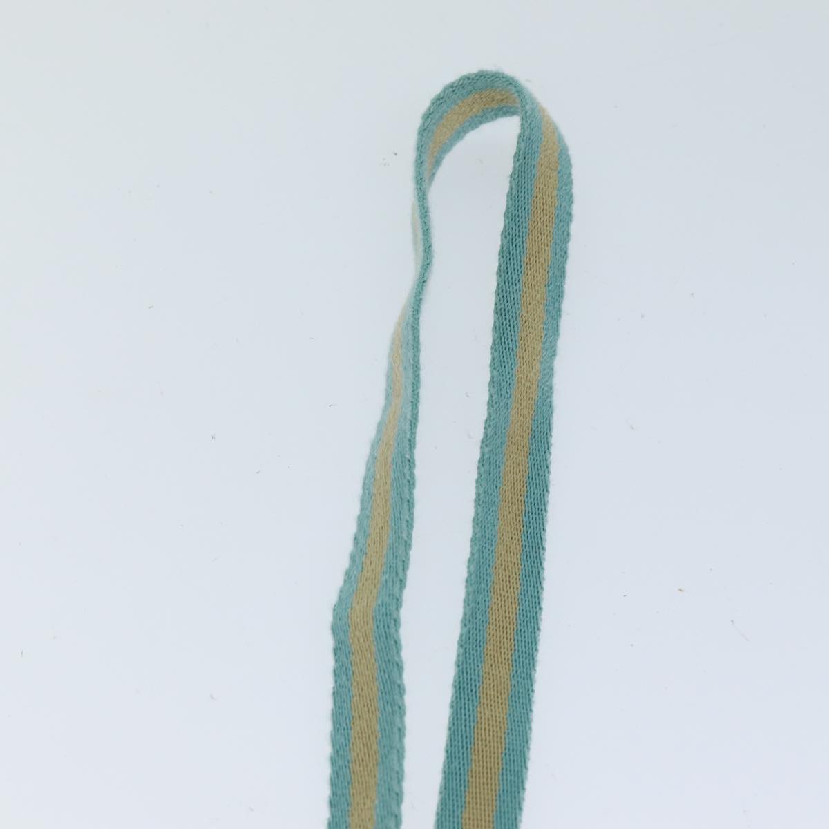 GUCCI Neck Strap Canvas Beige Blue 115278 yk12555