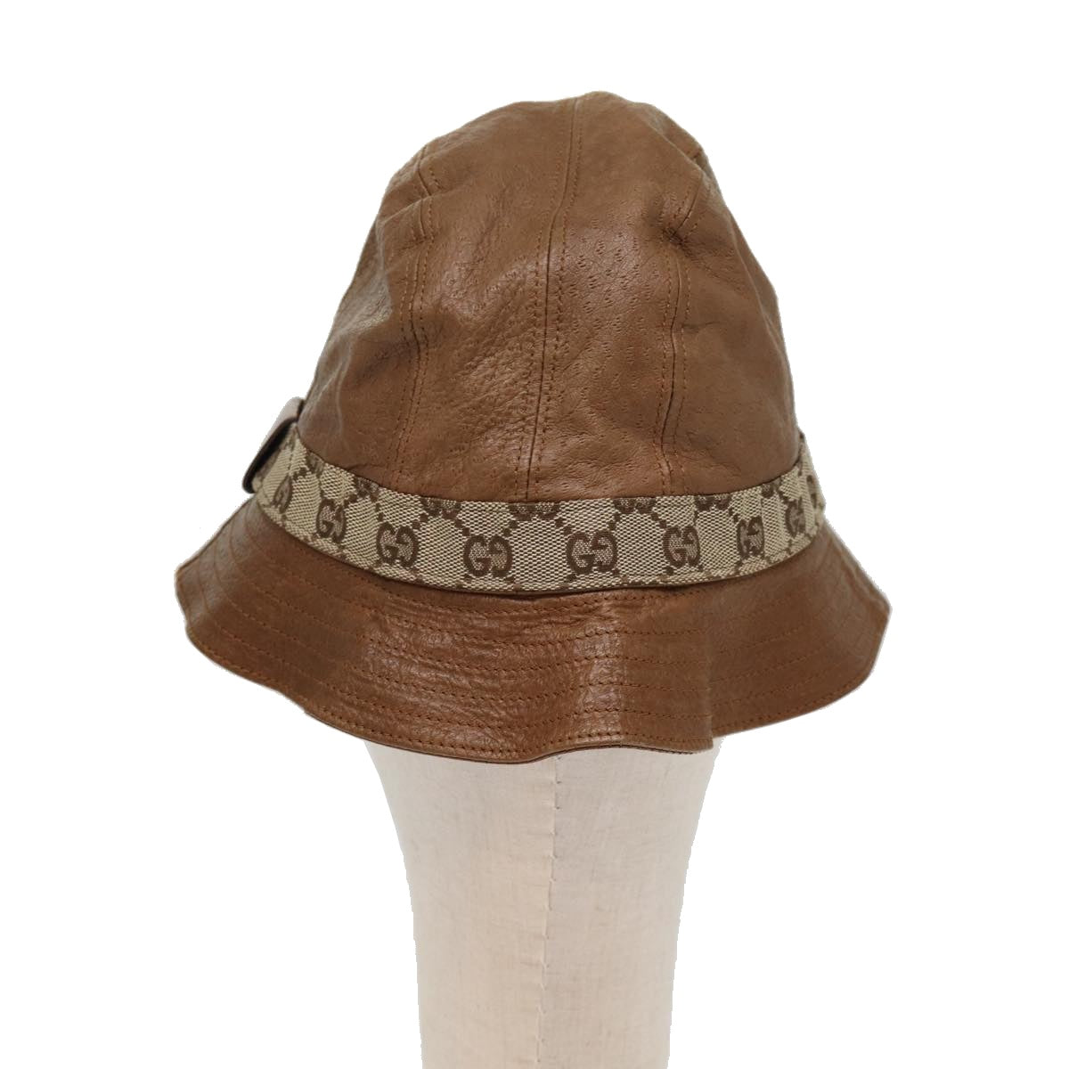 GUCCI GG Canvas Hat L Brown yk12576