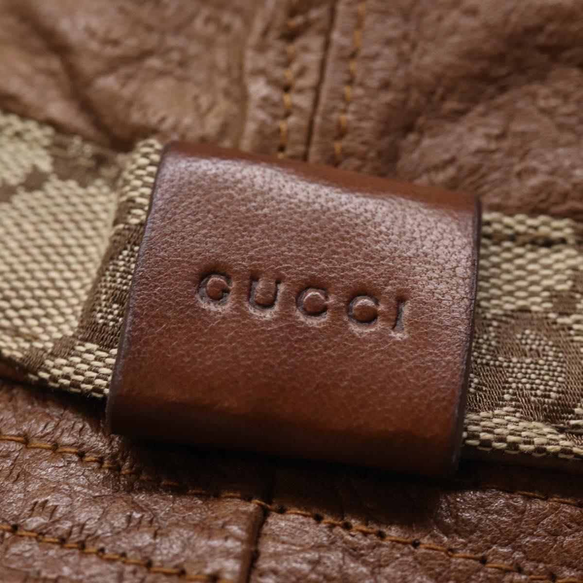 GUCCI GG Canvas Hat L Brown yk12576