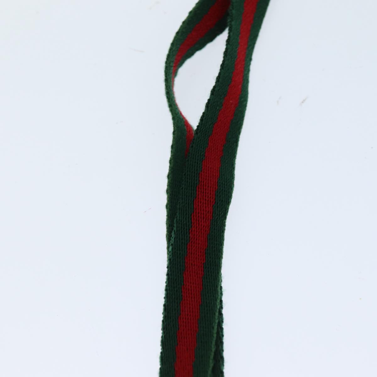 GUCCI Neck Strap Web Sherry Line Canvas Green Red 115278 yk12589