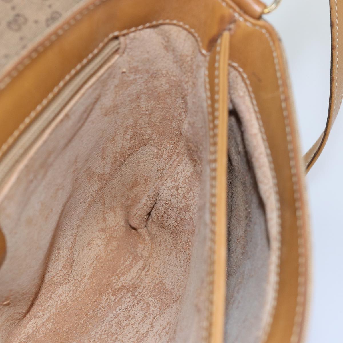 GUCCI Micro GG Supreme Shoulder Bag PVC Beige 001 14 5364 yk12661