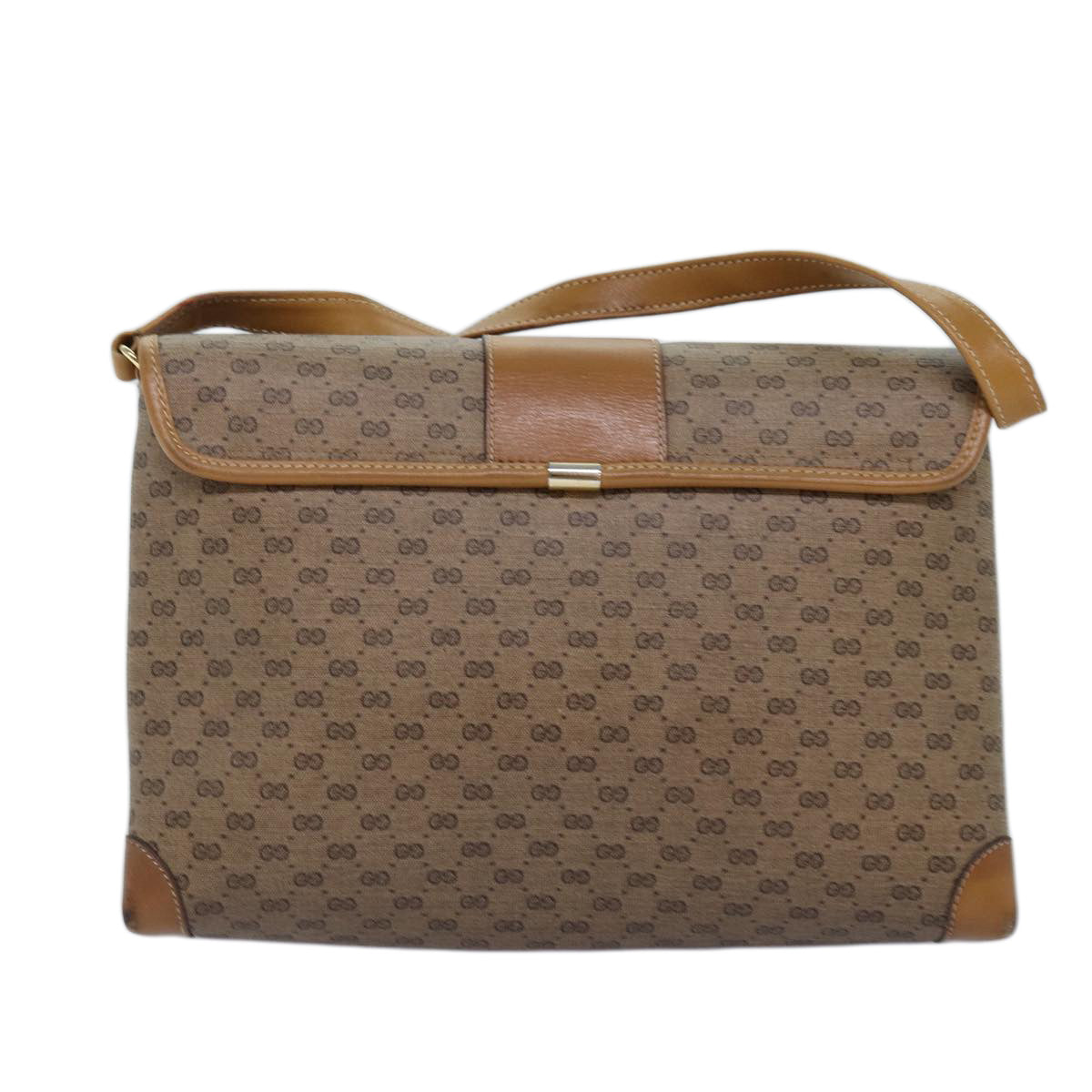 GUCCI Micro GG Supreme Shoulder Bag PVC Beige 001 14 5364 yk12661