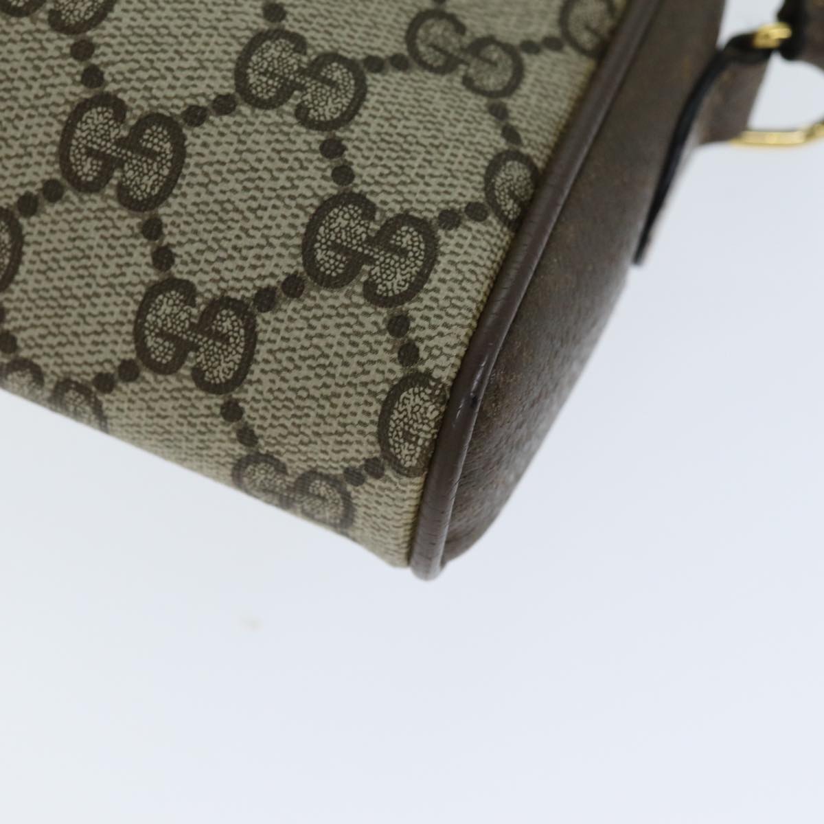 GUCCI GG Supreme Web Sherry Line Shoulder Bag Red Beige 10 02 055 yk12671
