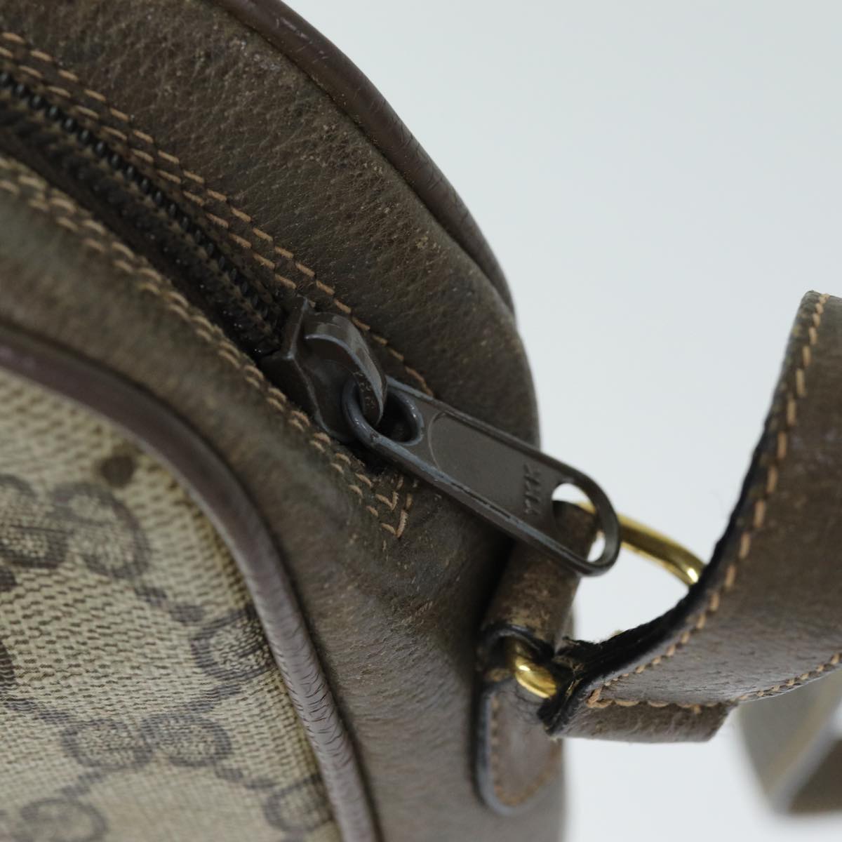 GUCCI GG Supreme Web Sherry Line Shoulder Bag Red Beige 10 02 055 yk12671