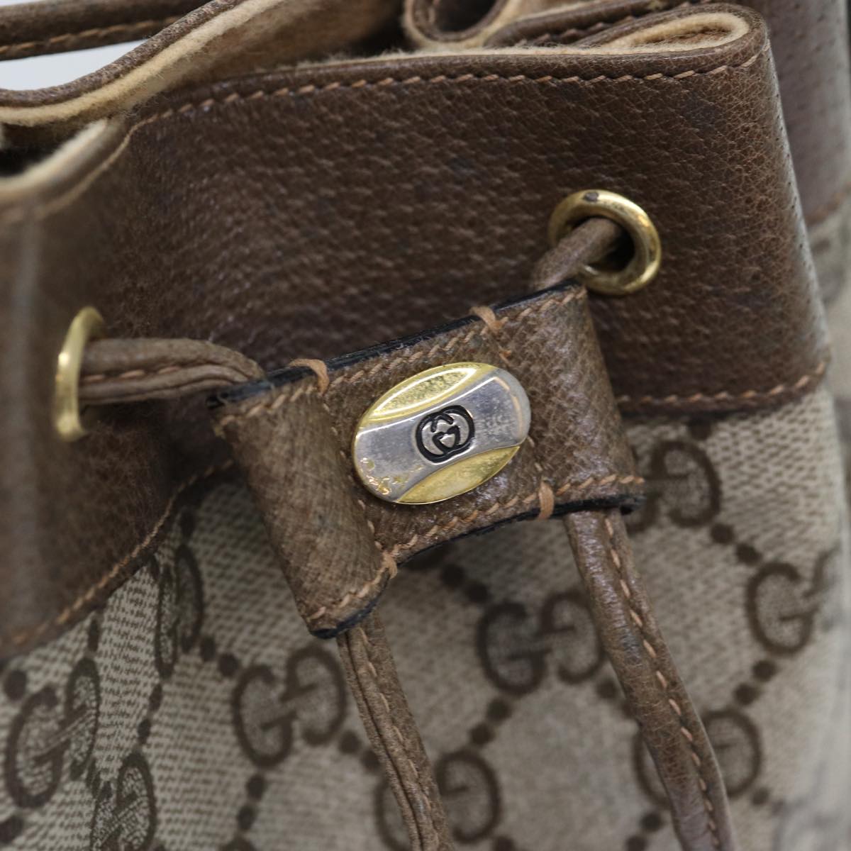 GUCCI GG Supreme Web Sherry Line Shoulder Bag Red Beige 41 02 034 yk12678