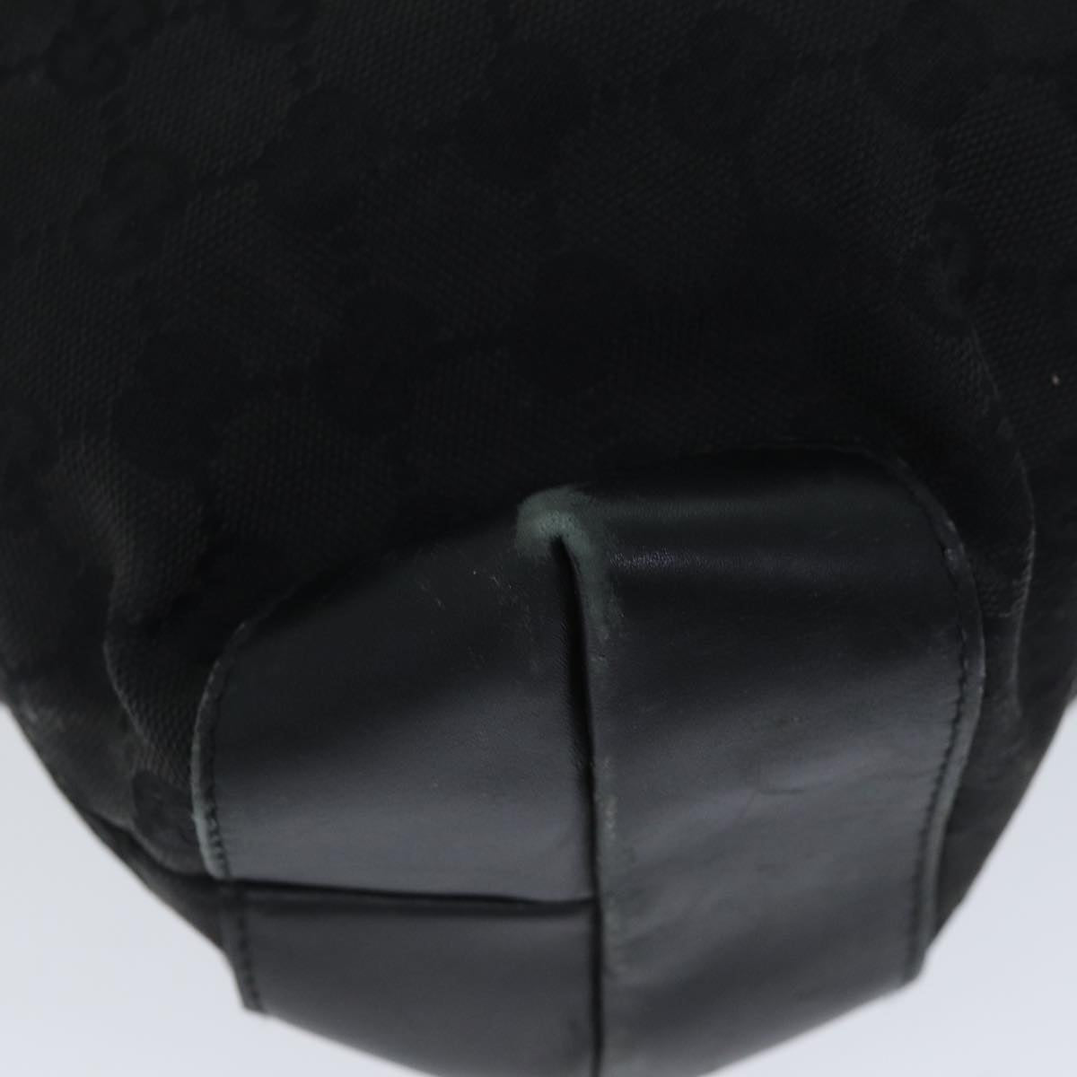 GUCCI GG Canvas Tote Bag Black 28892 yk12685