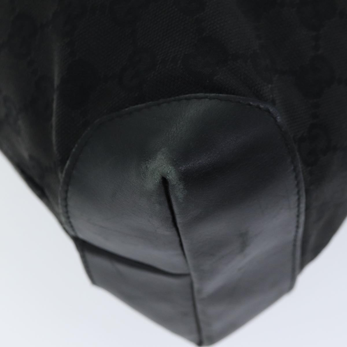 GUCCI GG Canvas Tote Bag Black 28892 yk12685