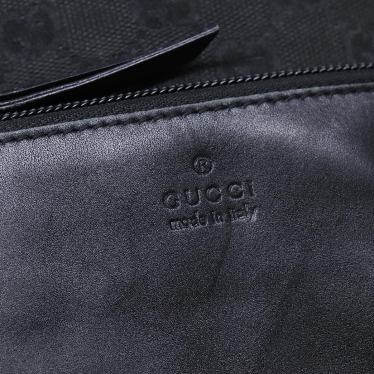 GUCCI GG Canvas Tote Bag Black 28892 yk12685