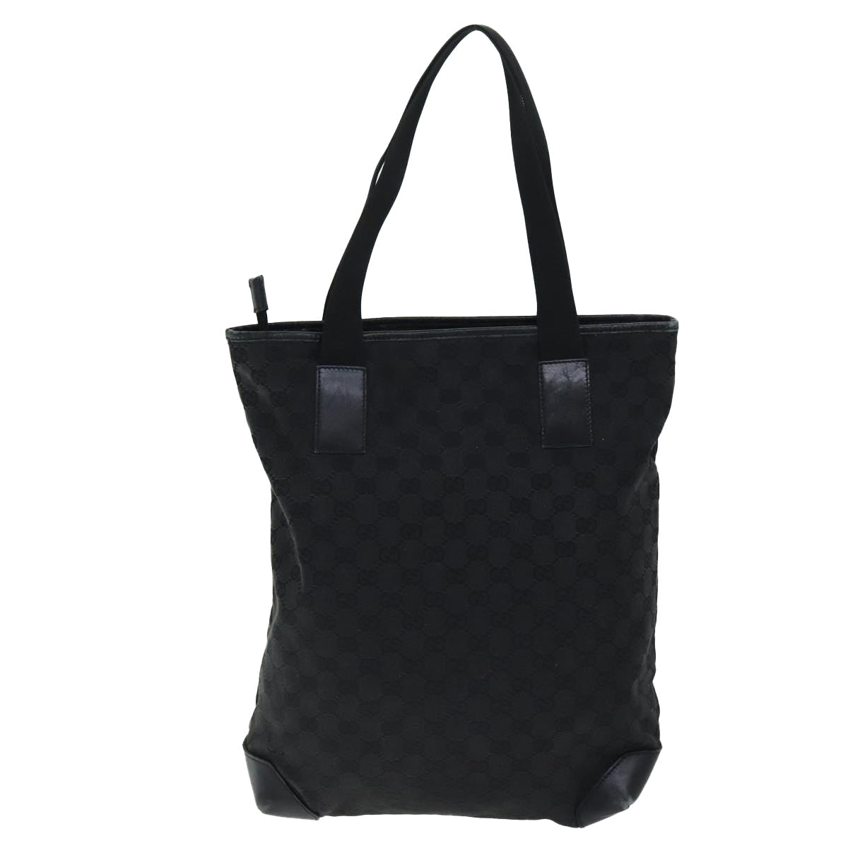 GUCCI GG Canvas Tote Bag Black 28892 yk12685