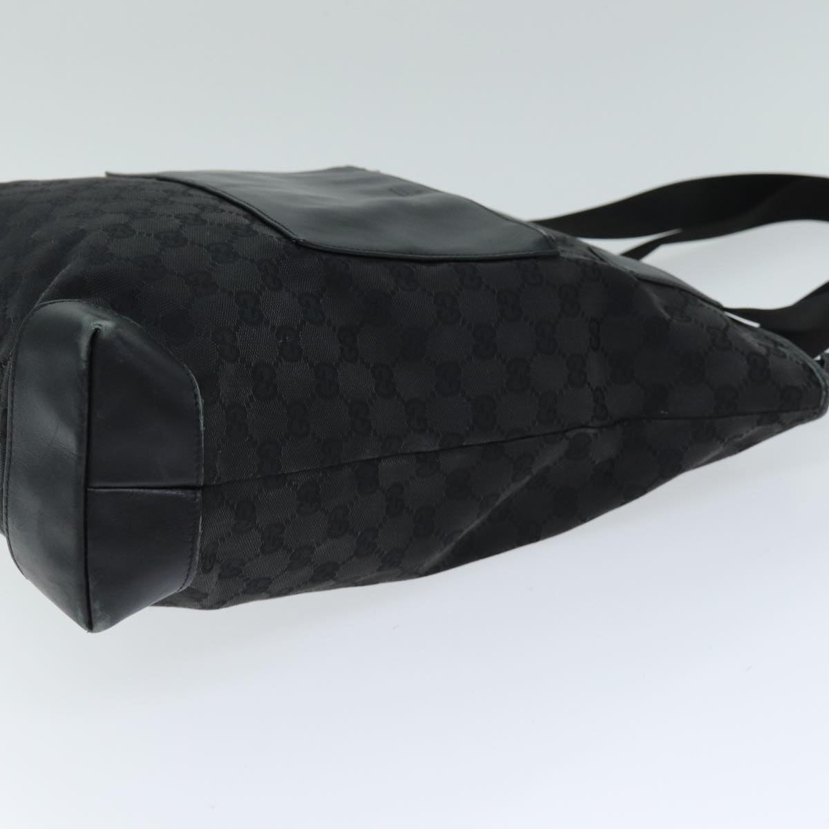 GUCCI GG Canvas Tote Bag Black 28892 yk12685