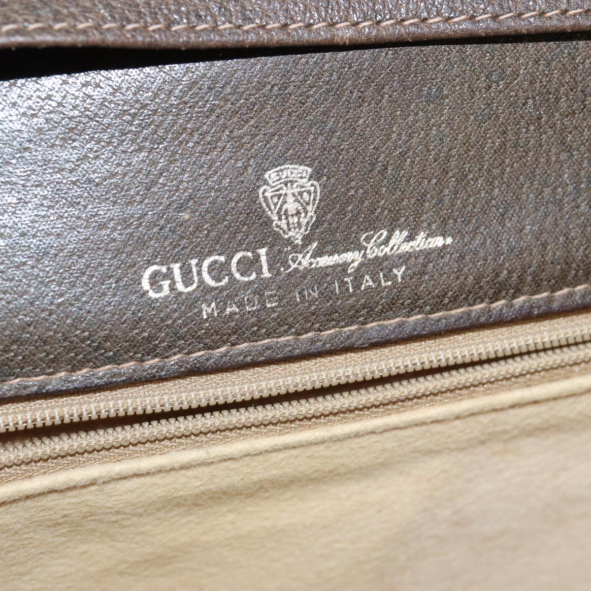 GUCCI GG Supreme Web Sherry Line Shoulder Bag PVC Beige Red Green yk12734