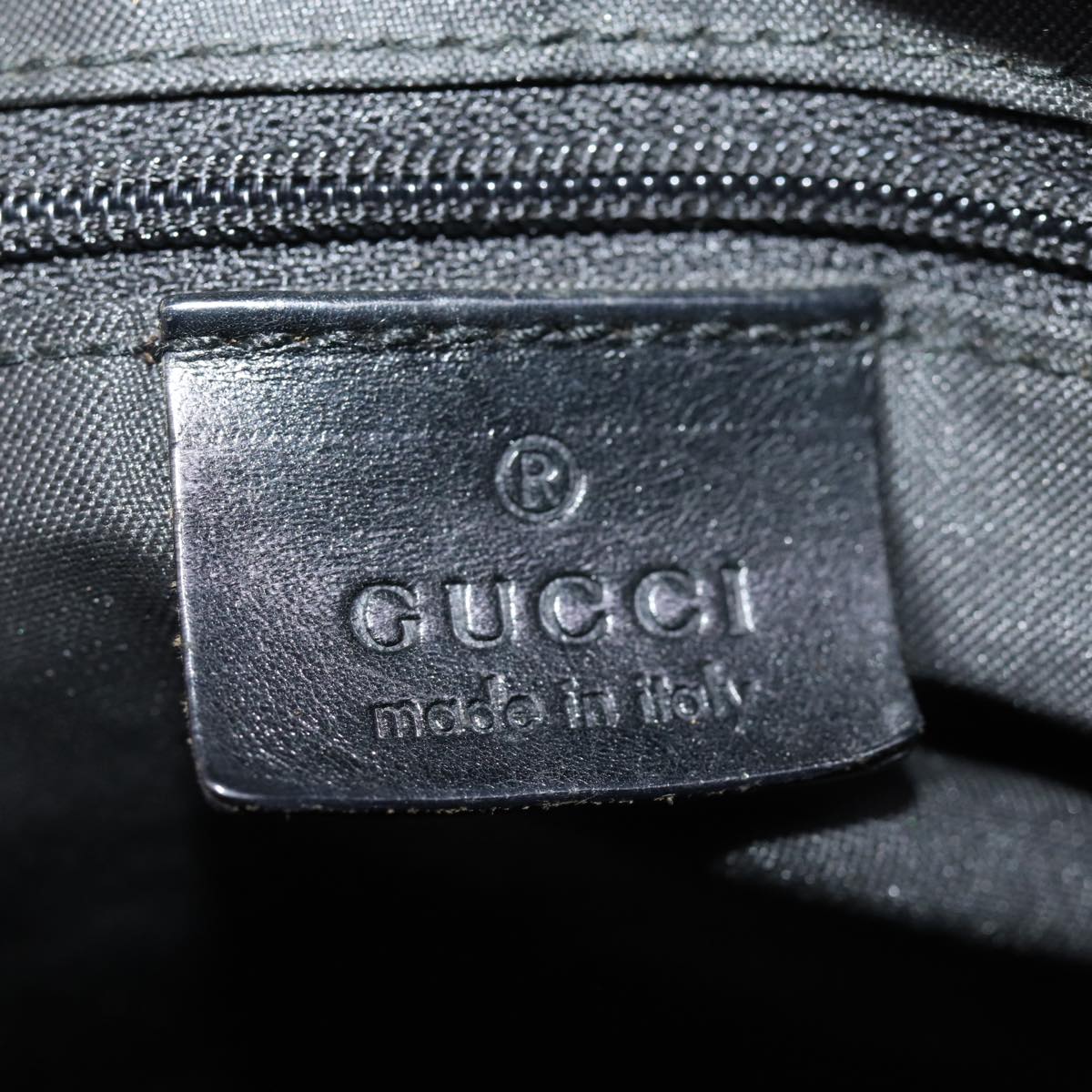 GUCCI GG Canvas Tote Bag Black 001 3705 yk12781
