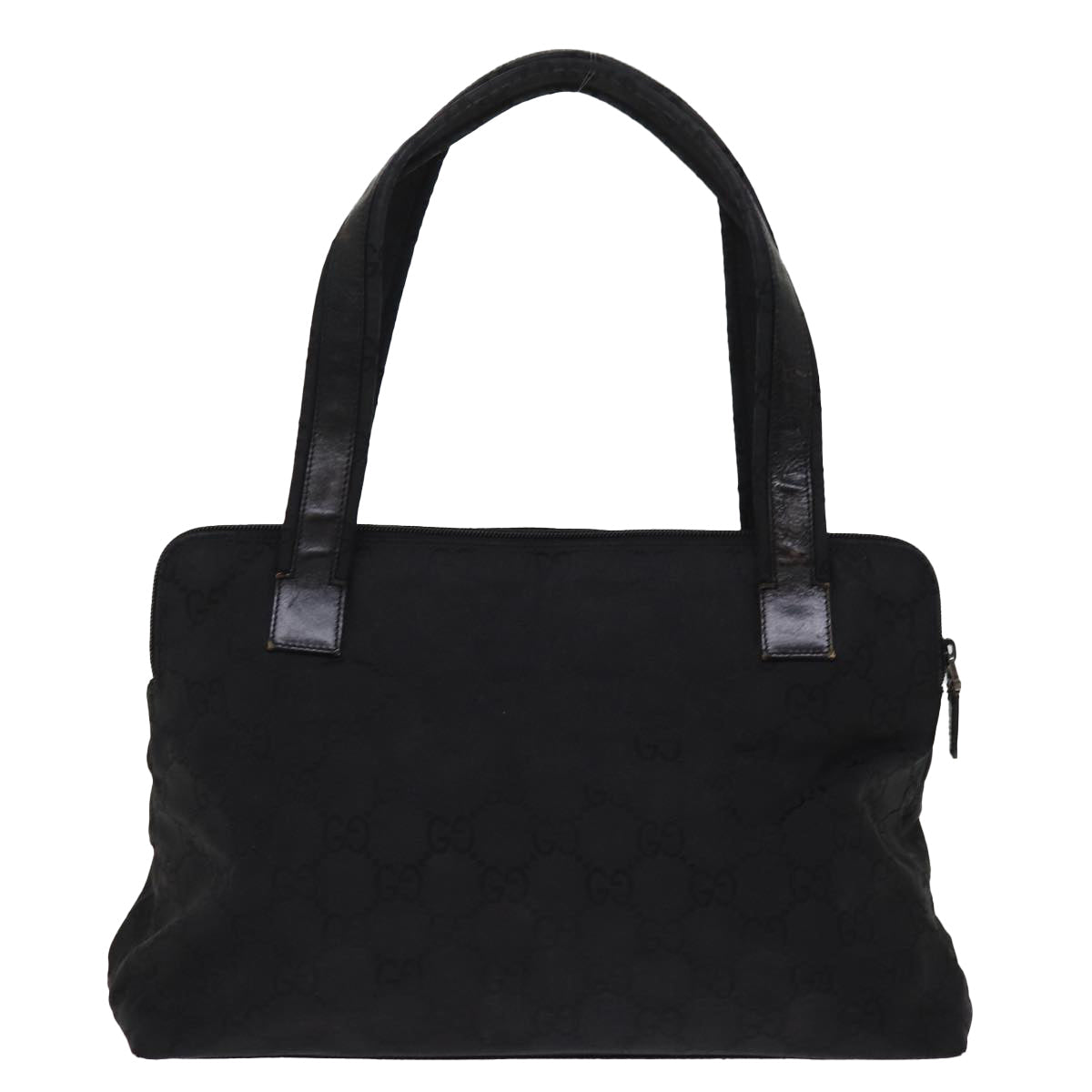 GUCCI GG Canvas Tote Bag Black 001 3705 yk12781