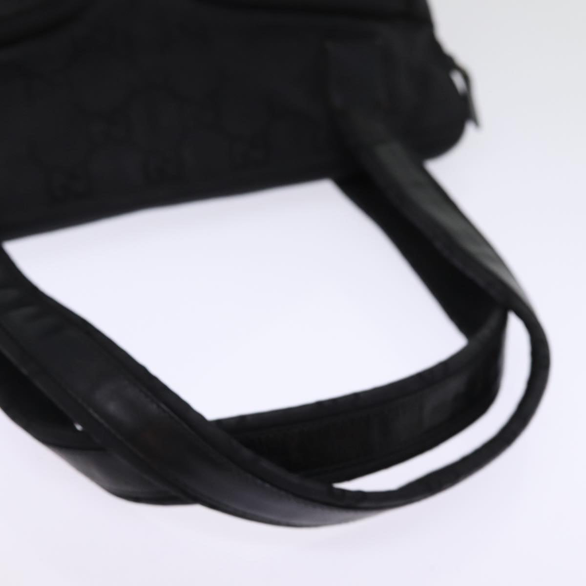 GUCCI GG Canvas Tote Bag Black 001 3705 yk12781