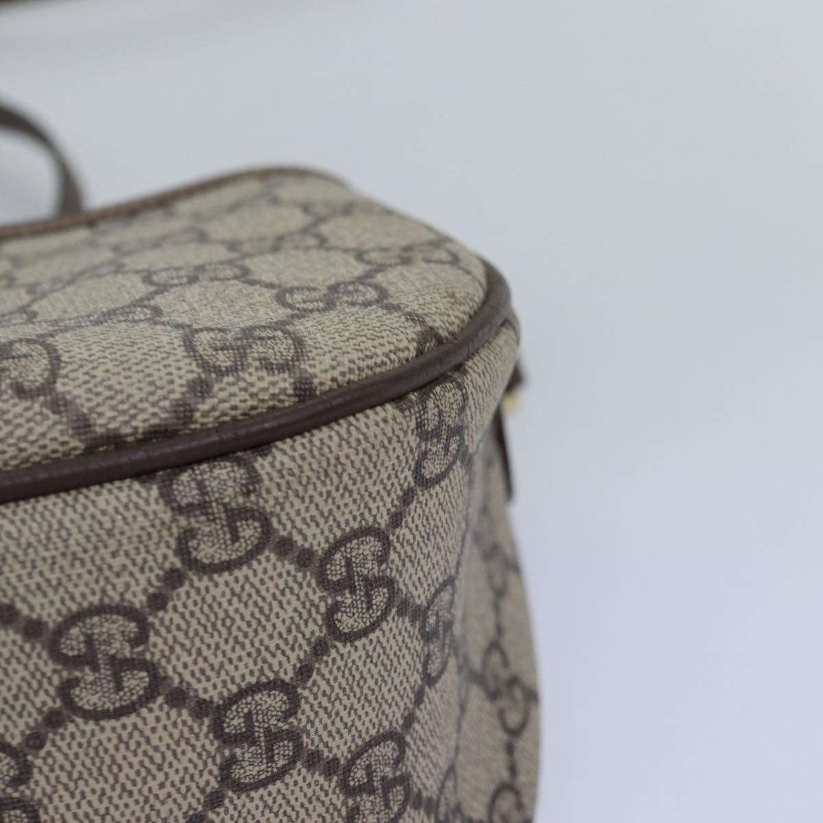 GUCCI GG Supreme Web Sherry Line Shoulder Bag Beige Red 001 123 yk12792