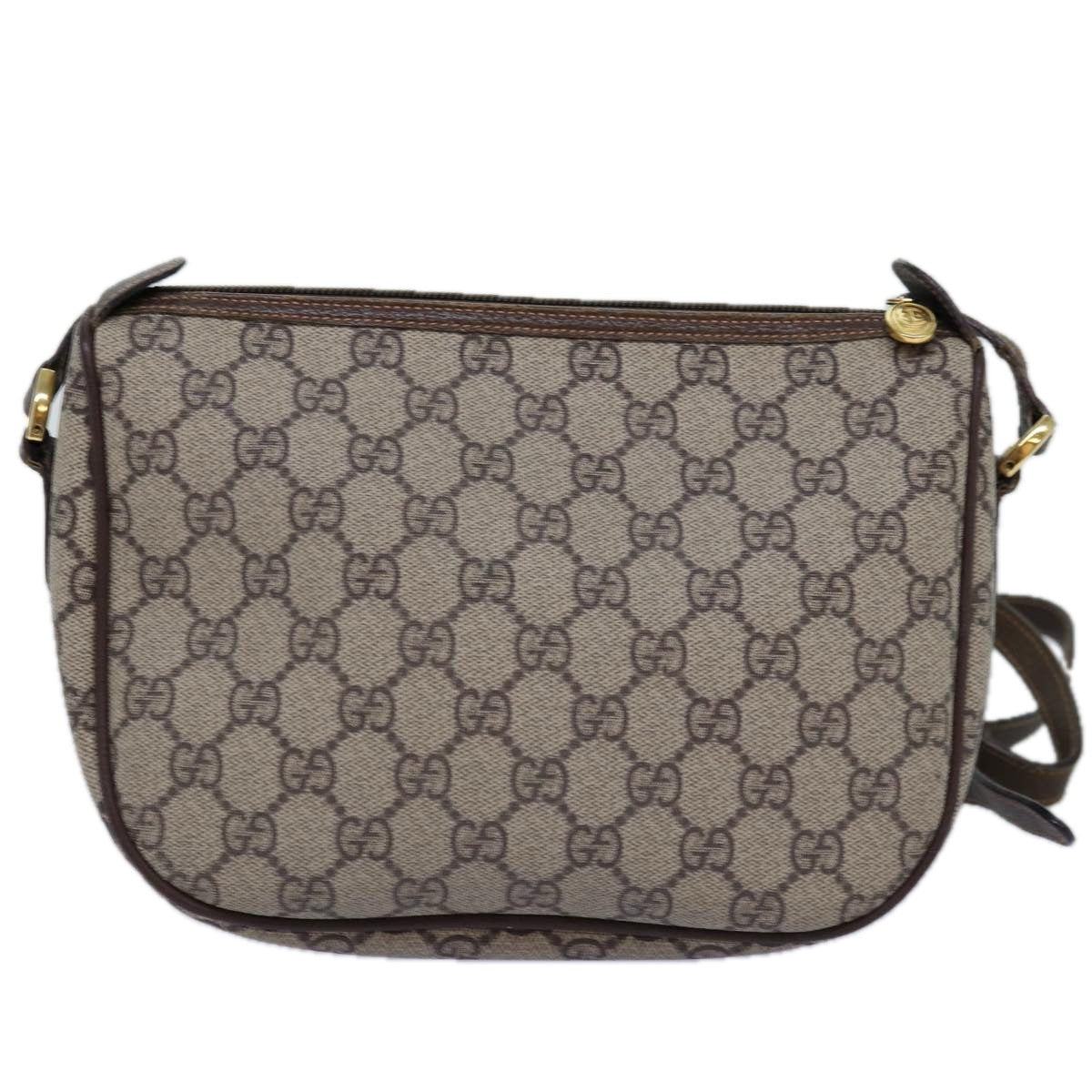 GUCCI GG Supreme Web Sherry Line Shoulder Bag Beige Red 001 123 yk12792