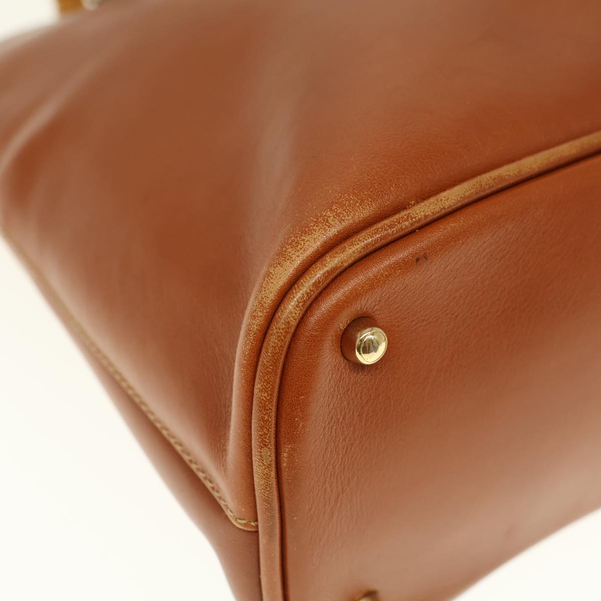 GUCCI Bamboo Hand Bag Leather 2way Brown 000 1186 0289 yk12820