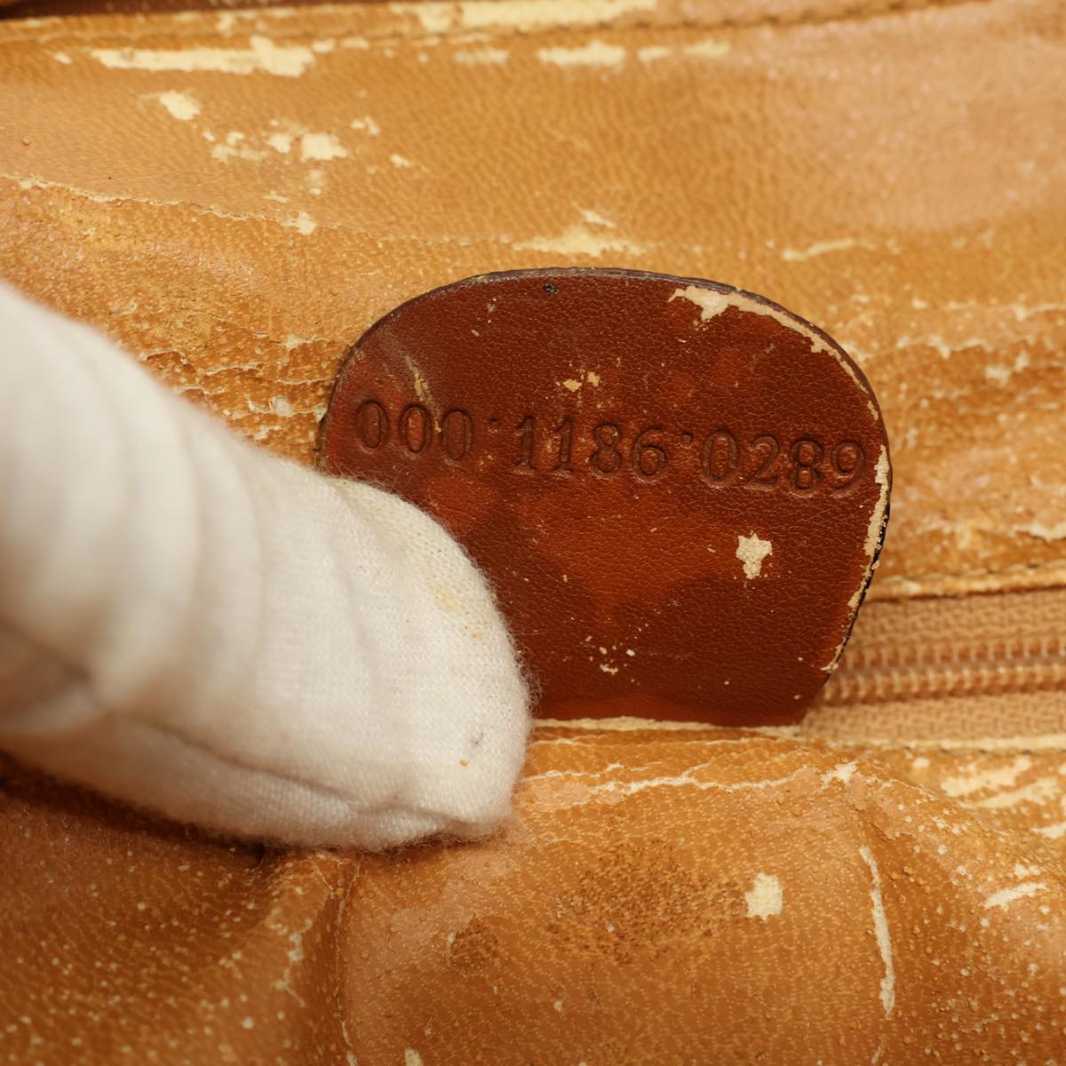 GUCCI Bamboo Hand Bag Leather 2way Brown 000 1186 0289 yk12820