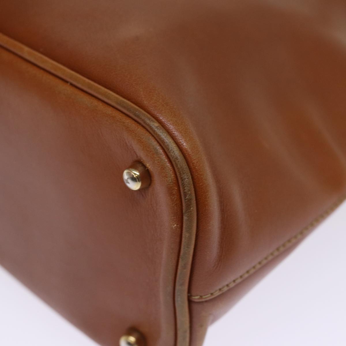 GUCCI Bamboo Hand Bag Leather Brown 000 1186 0289 yk12822