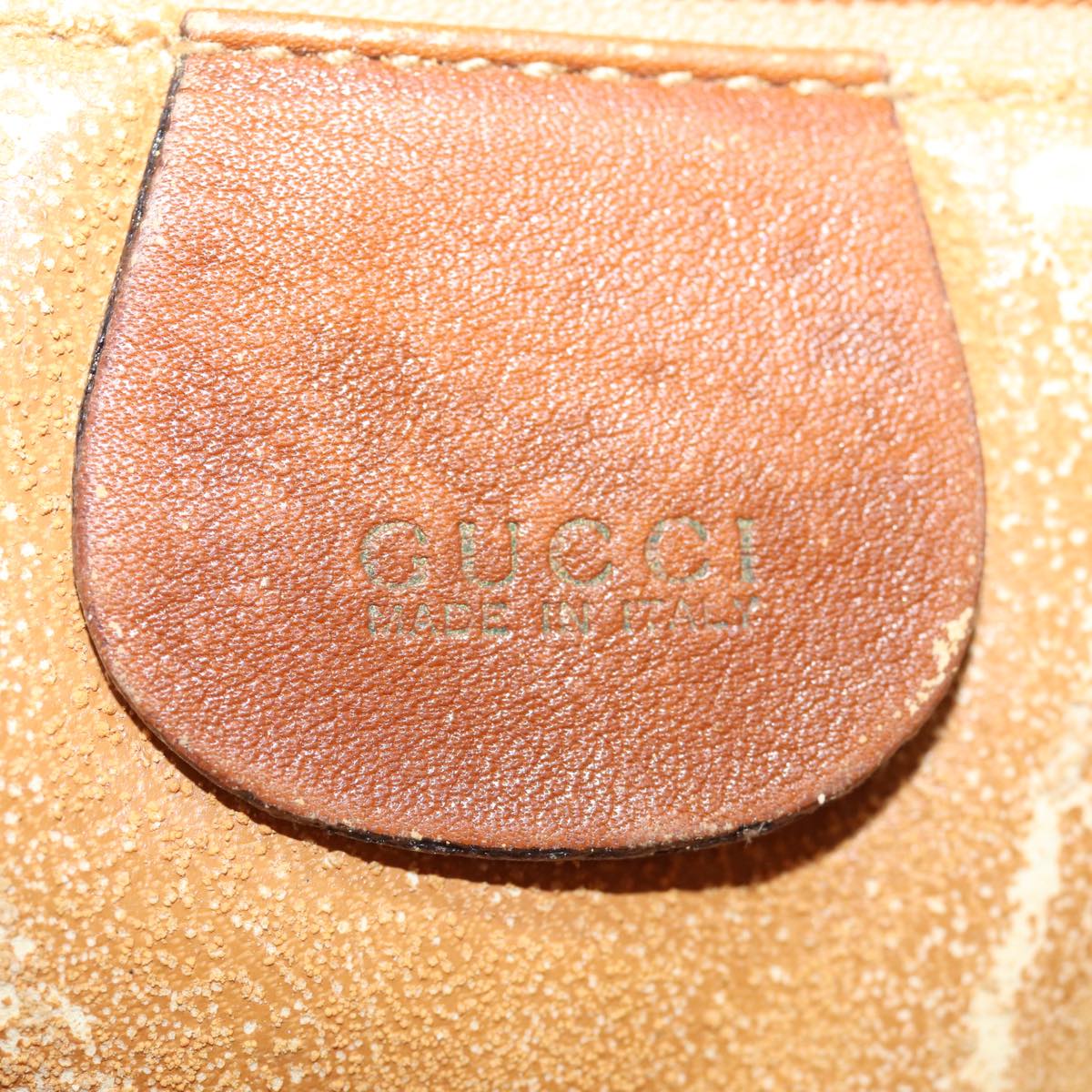 GUCCI Bamboo Hand Bag Leather Brown 000 1186 0289 yk12822