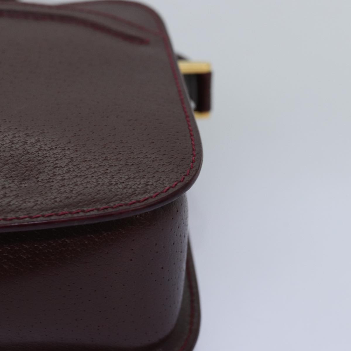 GUCCI Shoulder Bag Leather Red 007 256 0051 yk12836