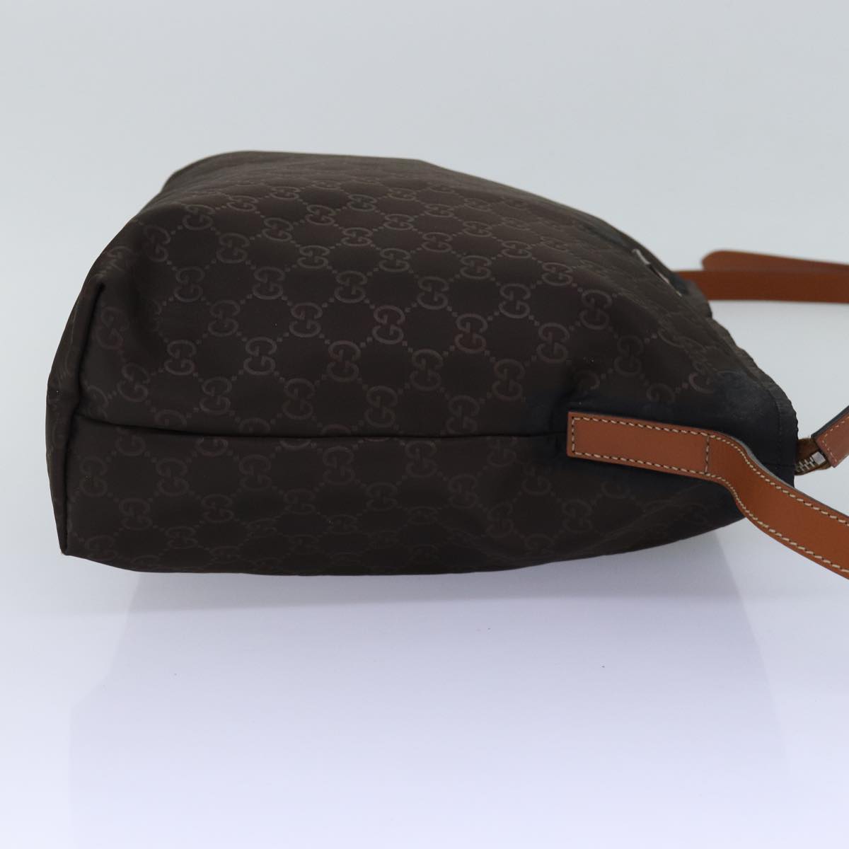 GUCCI GG Canvas Shoulder Bag Nylon Brown 308840 yk12840