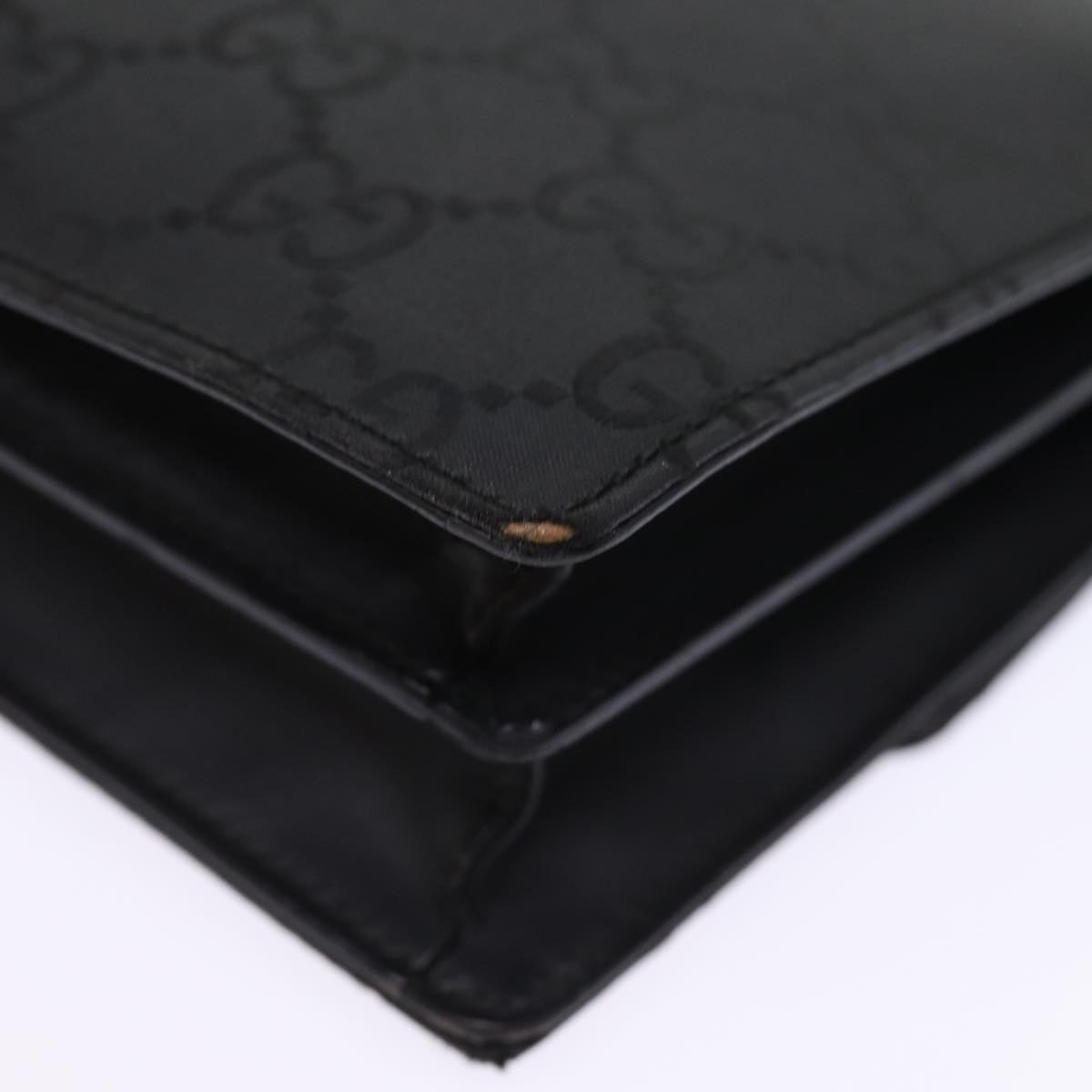 GUCCI GG Canvas Clutch Bag Black yk12865