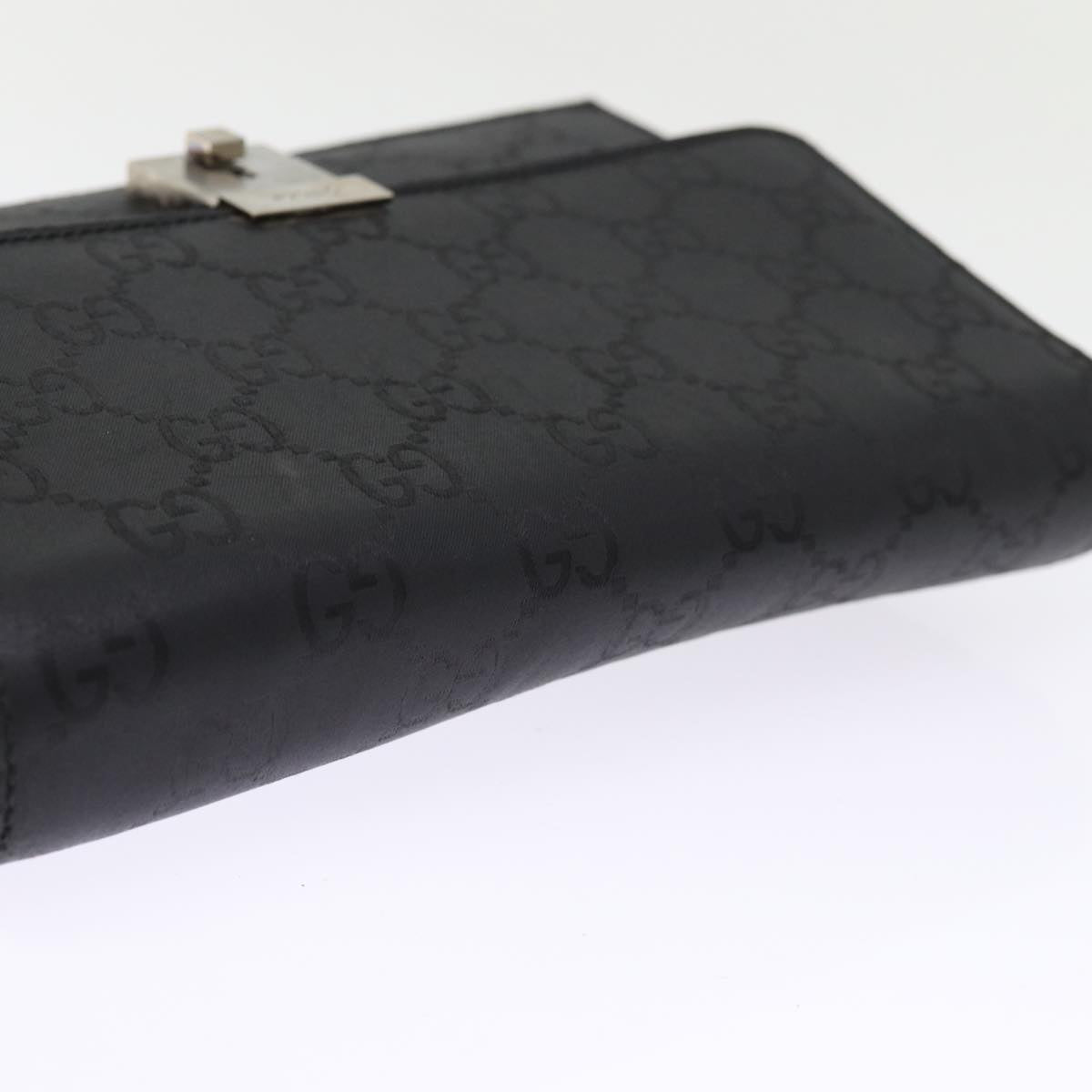 GUCCI GG Canvas Clutch Bag Black yk12865