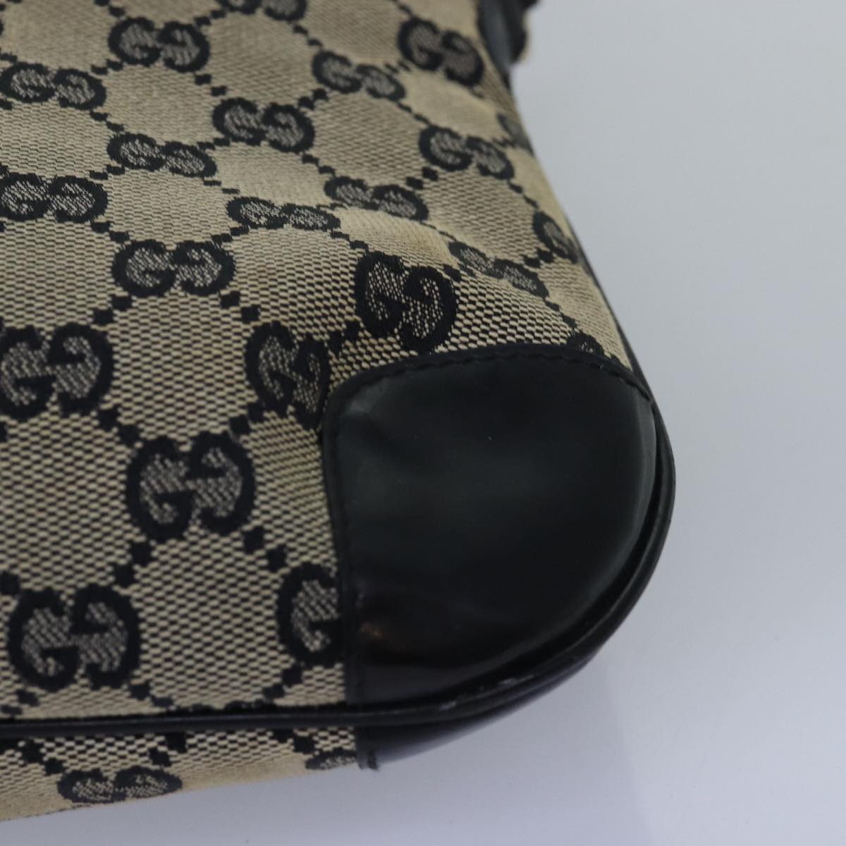 GUCCI Jackie GG Canvas Shoulder Bag Beige 001 4147 yk13038