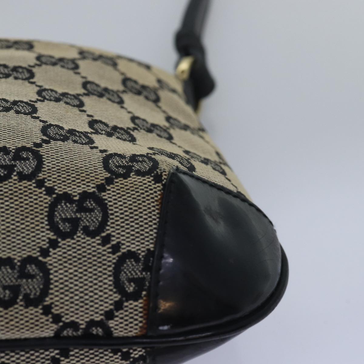 GUCCI Jackie GG Canvas Shoulder Bag Beige 001 4147 yk13038
