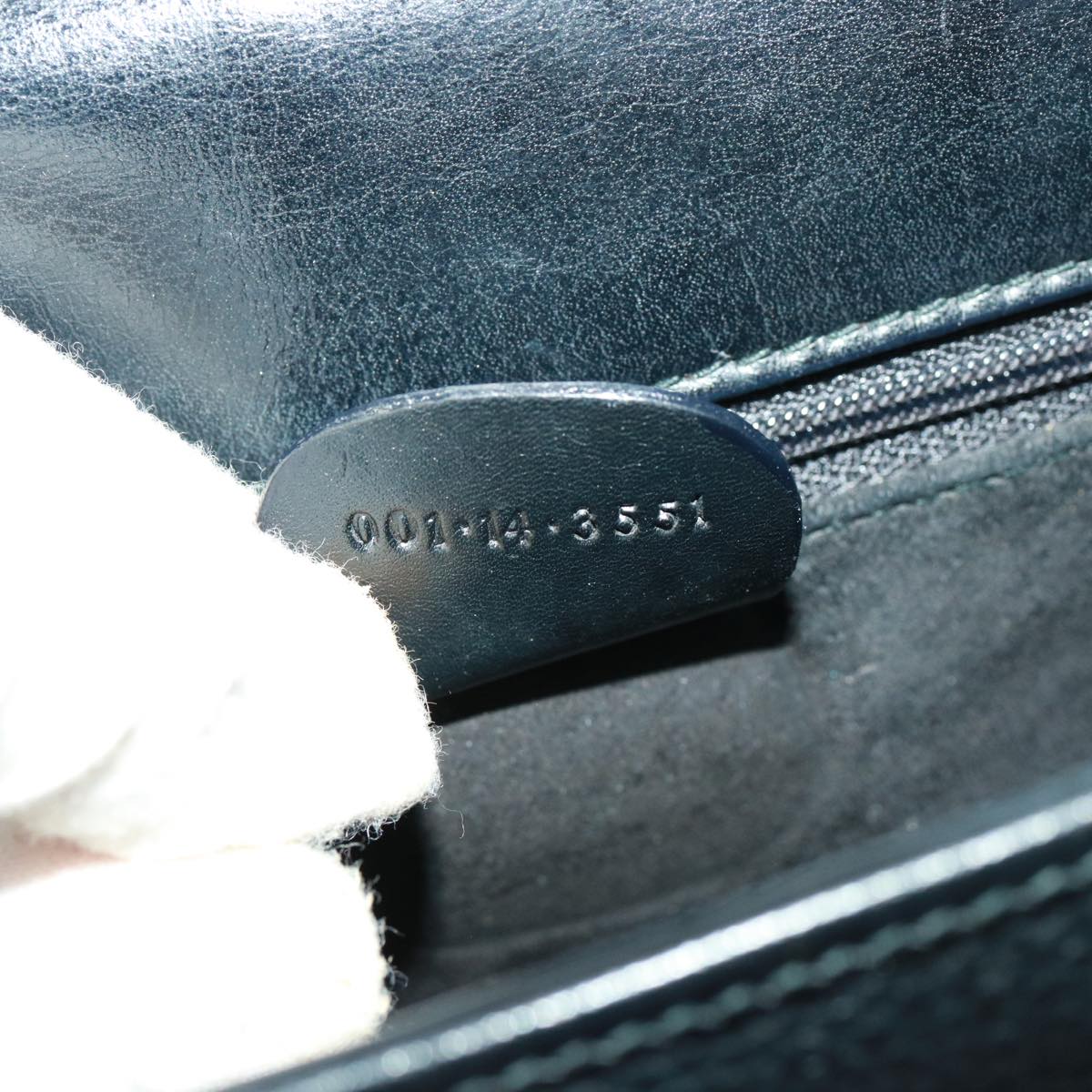 GUCCI Shoulder Bag Leather Black yk13058