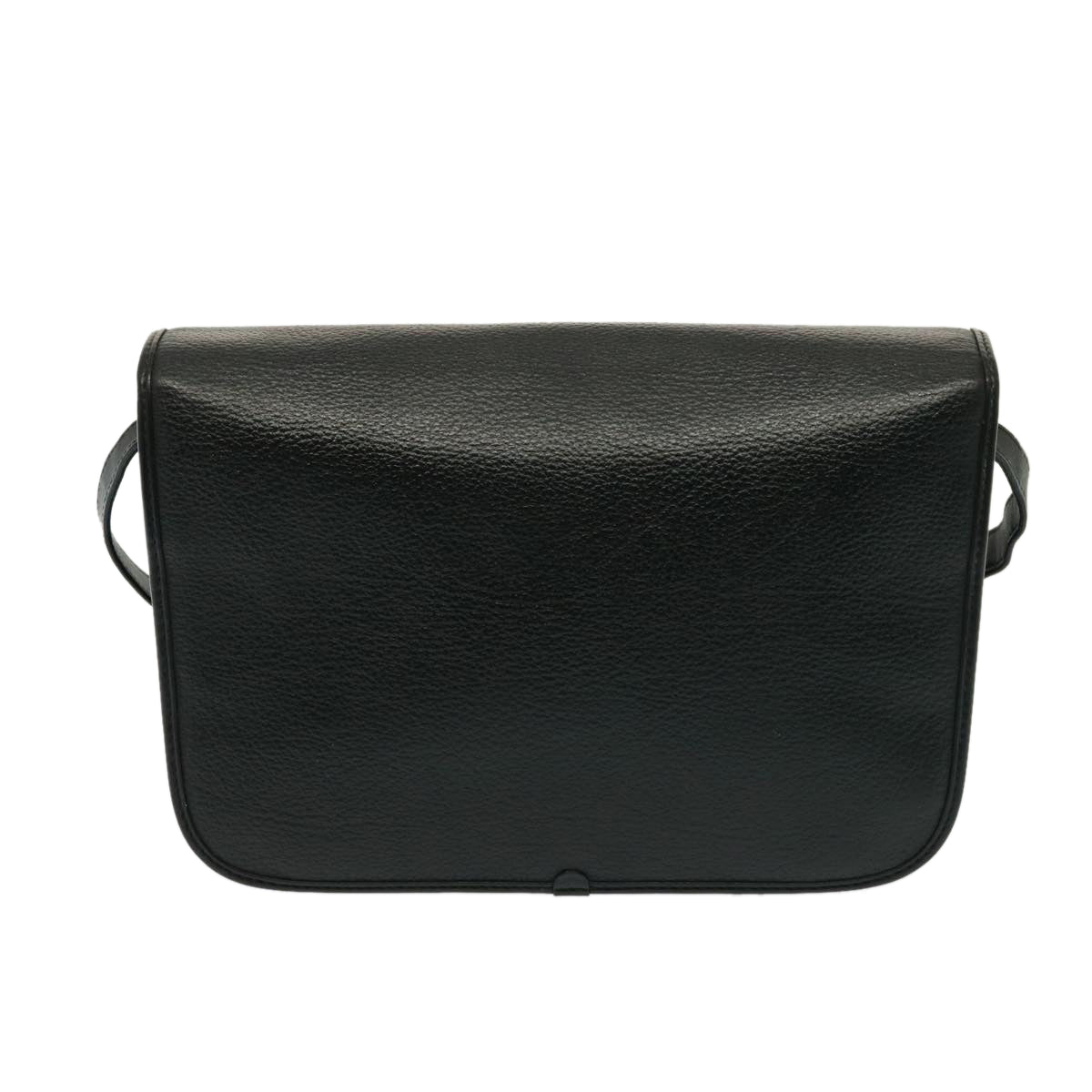 GUCCI Shoulder Bag Leather Black yk13058