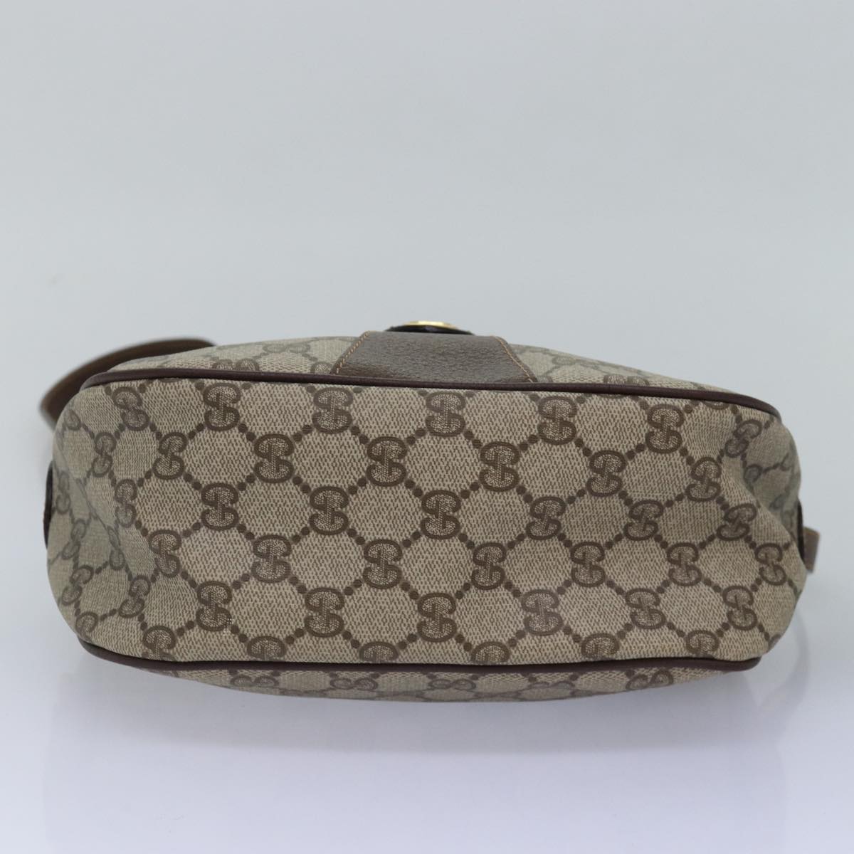 GUCCI GG Supreme Web Sherry Line Shoulder Bag PVC Beige 89 02 032 yk13060