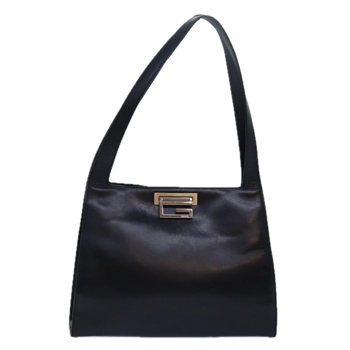 GUCCI Shoulder Bag Leather Black 001 3038 yk13061