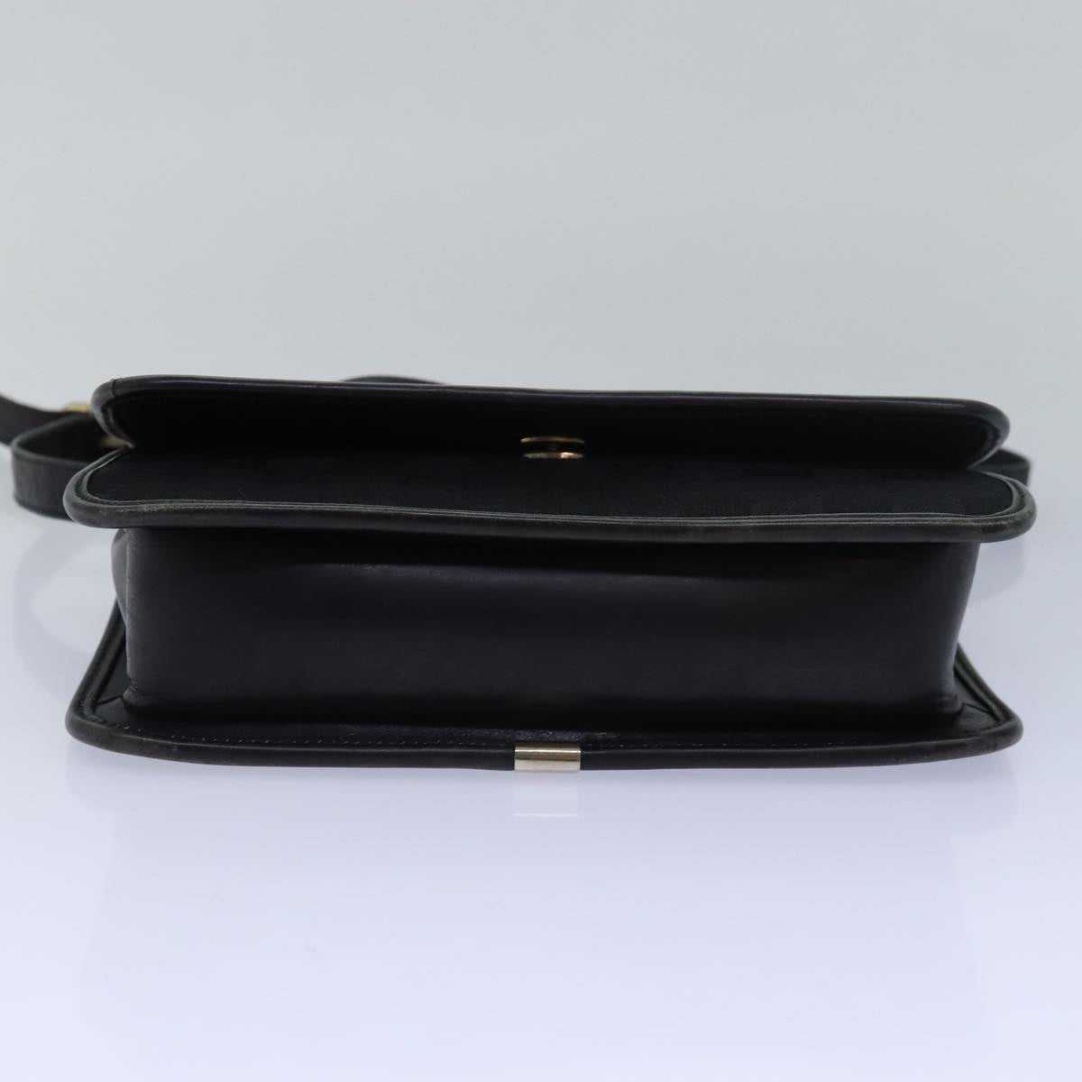 GUCCI GG Canvas Web Sherry Line Shoulder Bag Black Red Green yk13149