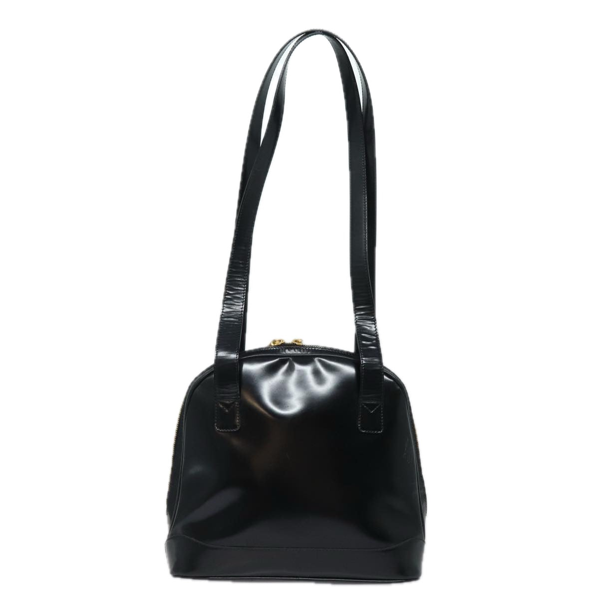 GUCCI Shoulder Bag Leather Black yk13258