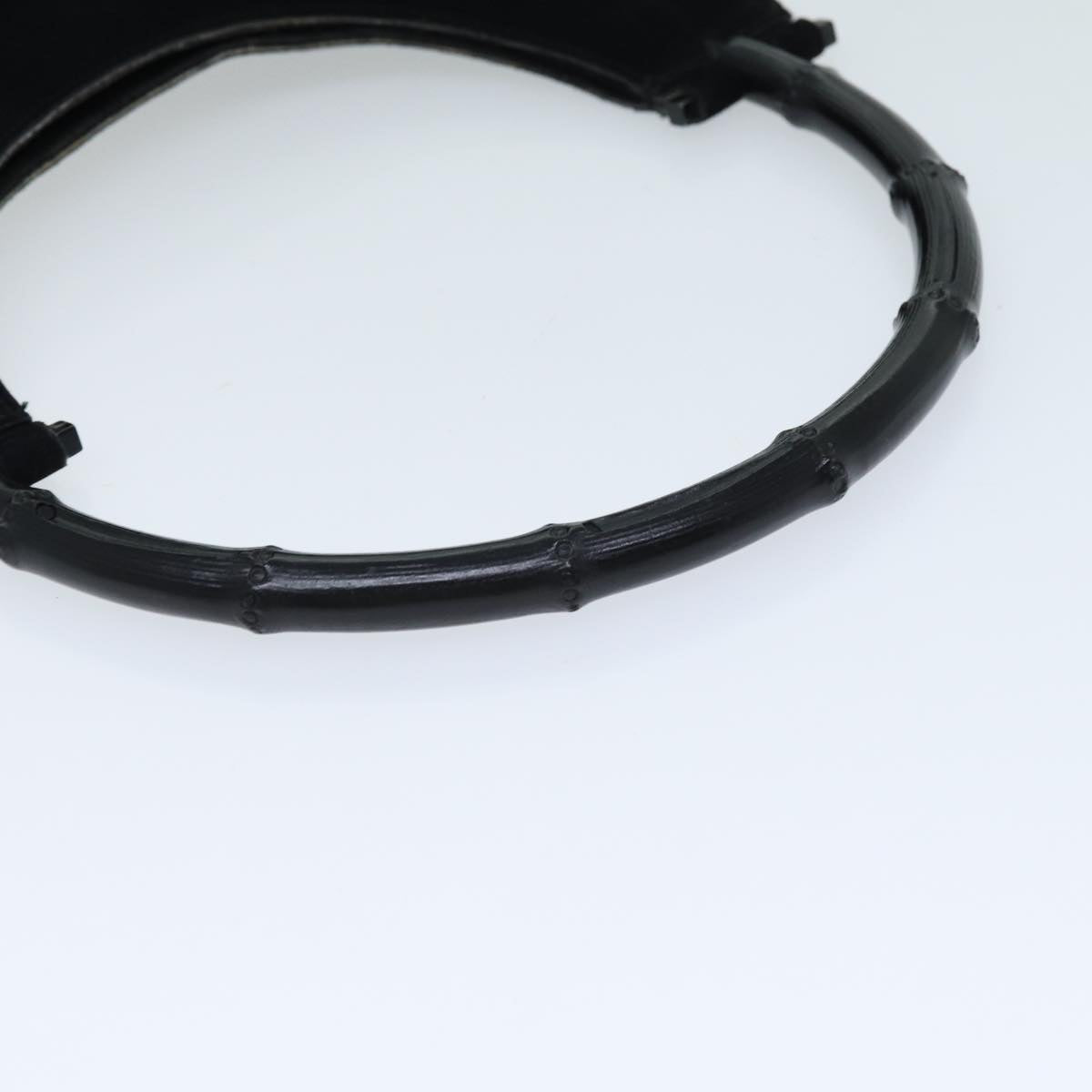 GUCCI Bamboo Shoulder Bag Suede Black 001 3739 yk13295