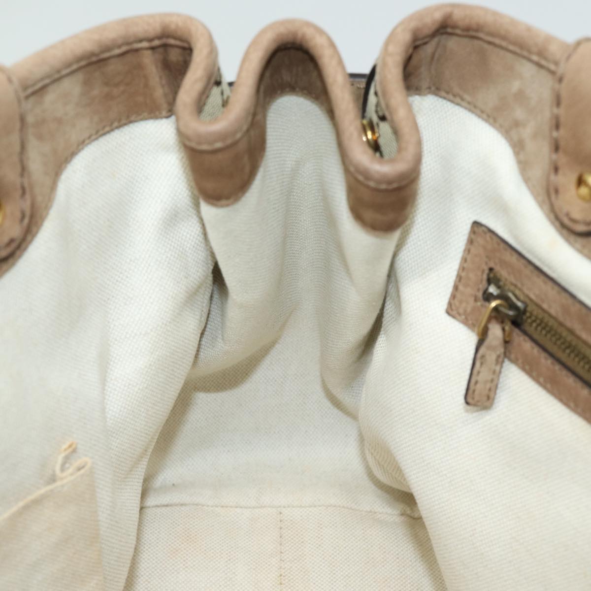 GUCCI GG Canvas Running Hand Bag Beige 247183 yk13303