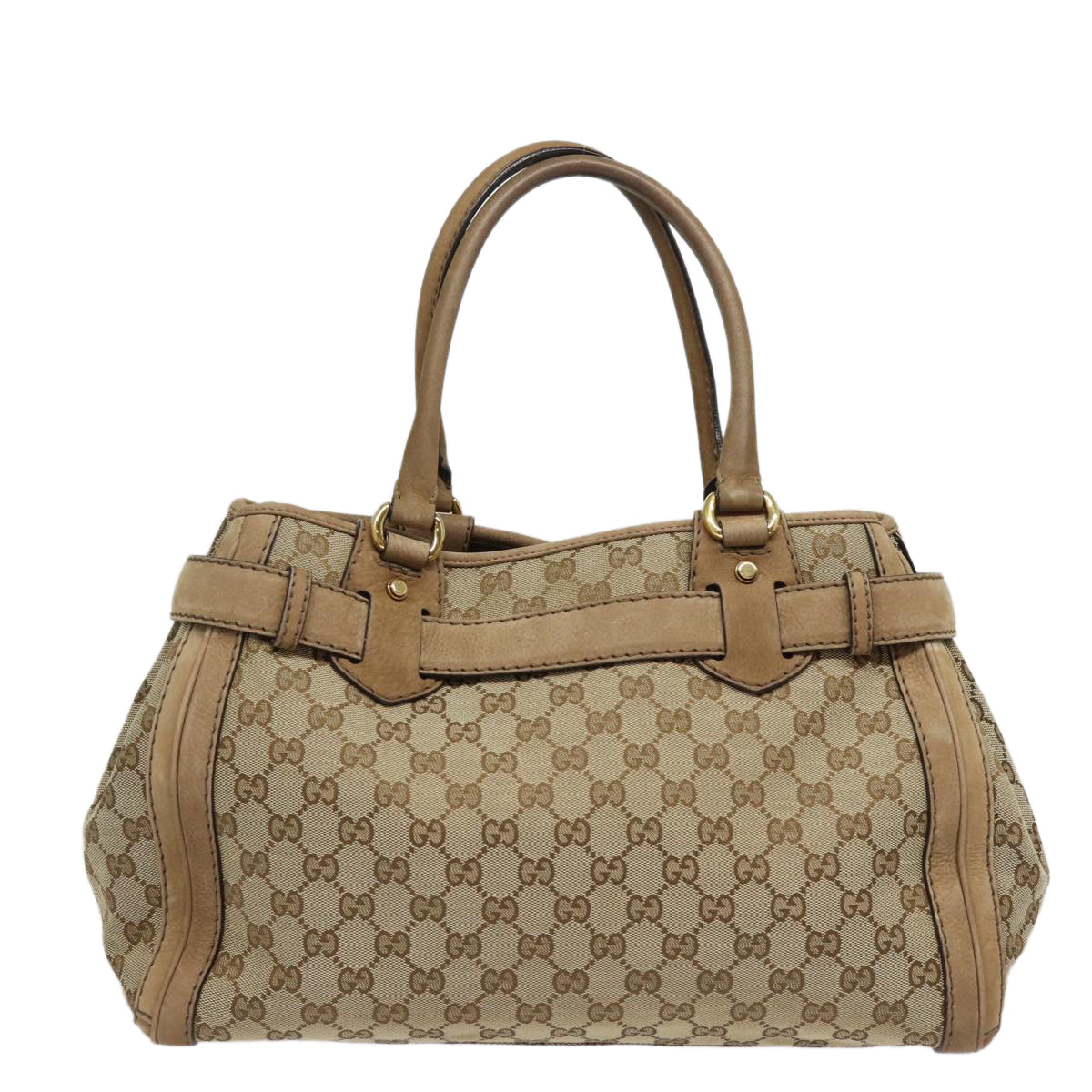 GUCCI GG Canvas Running Hand Bag Beige 247183 yk13303