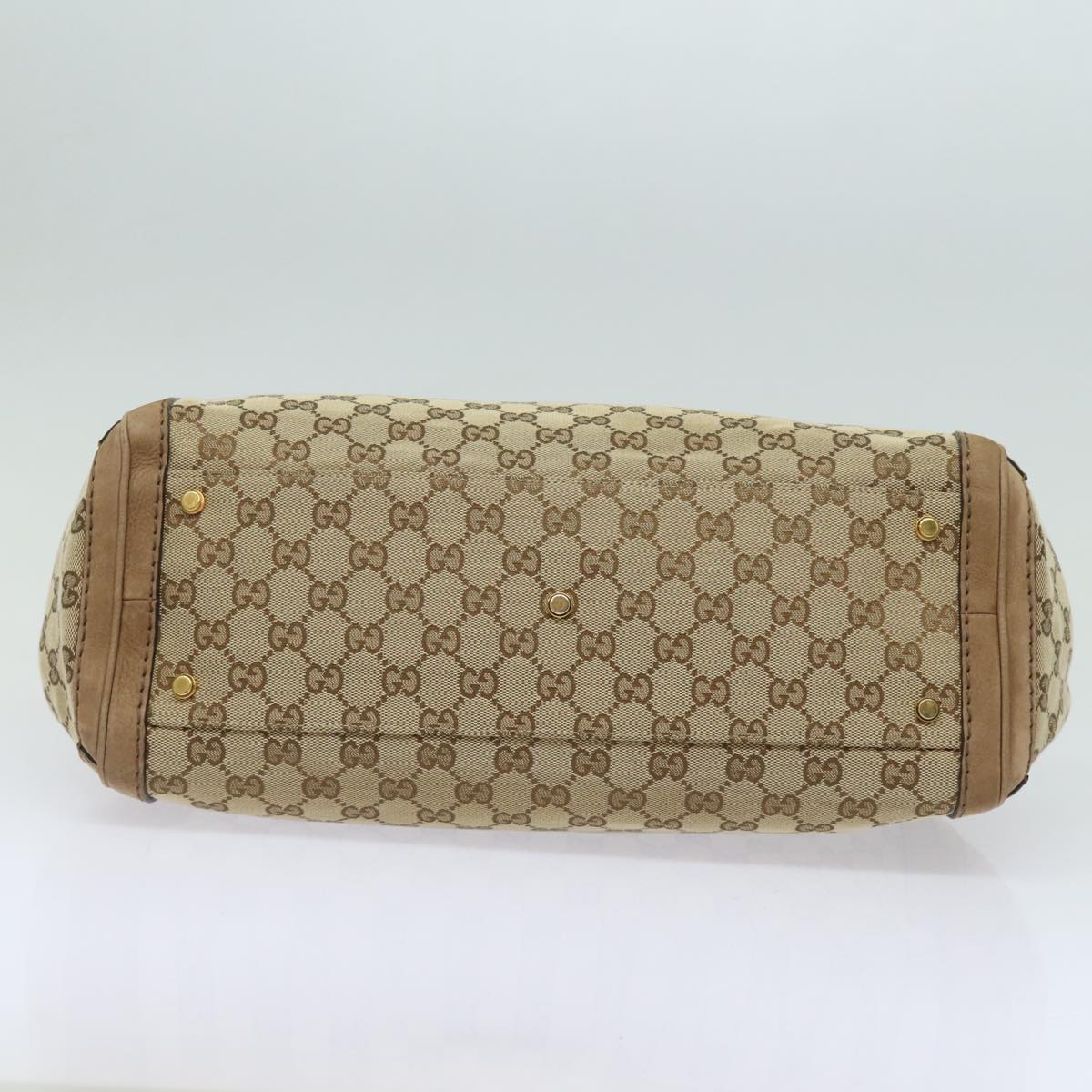 GUCCI GG Canvas Running Hand Bag Beige 247183 yk13303