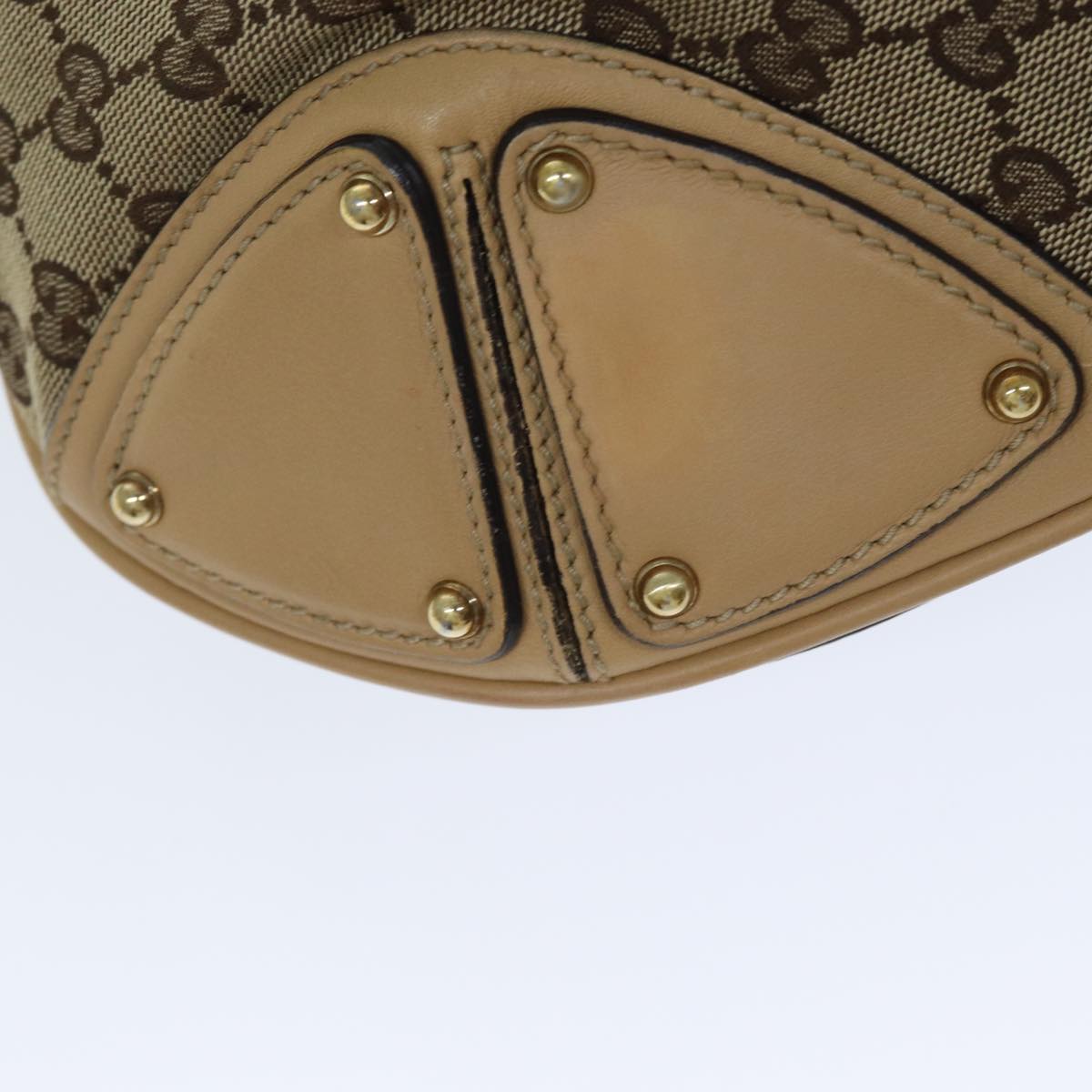 GUCCI GG Canvas Indy Hand Bag 2way Beige 182888 yk13331