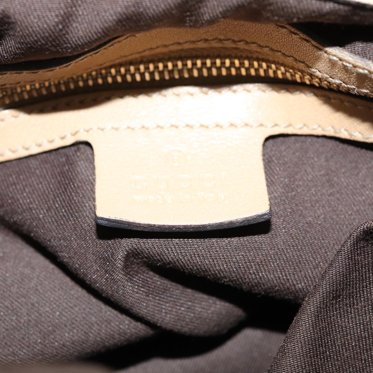GUCCI GG Canvas Indy Hand Bag 2way Beige 182888 yk13331