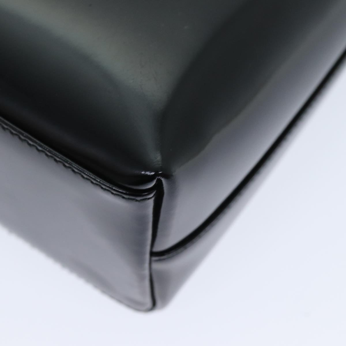GUCCI Shoulder Bag Enamel Black 001 3444 1812 yk13332