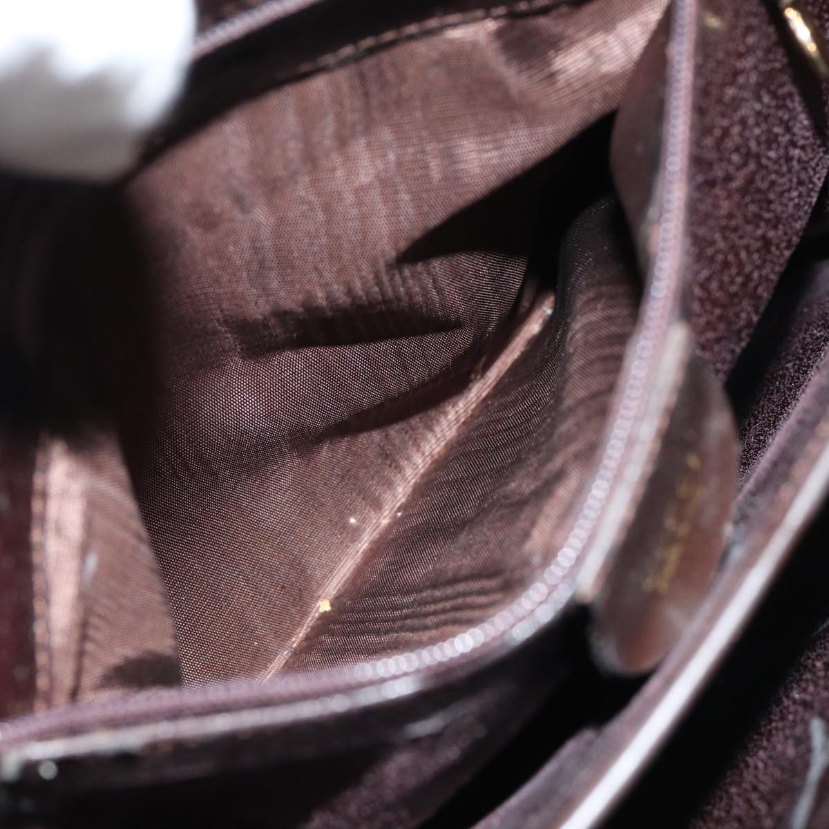 GUCCI Hand Bag Leather 2way Brown 000 2046 0562 yk13497