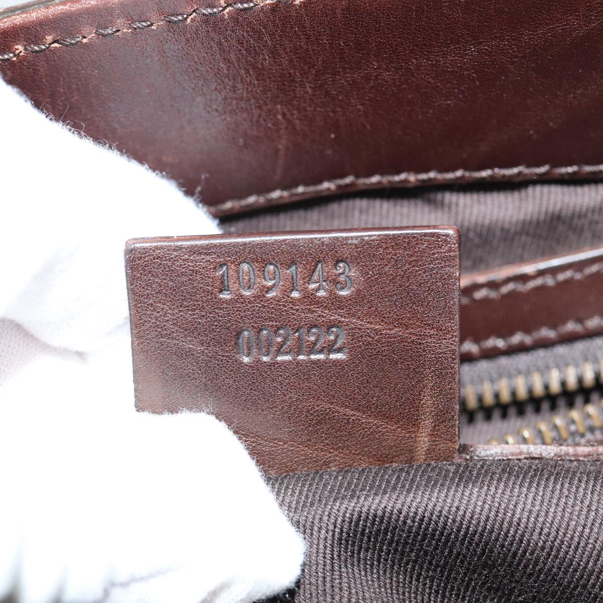 GUCCI GG Canvas Hand Bag Beige yk13565