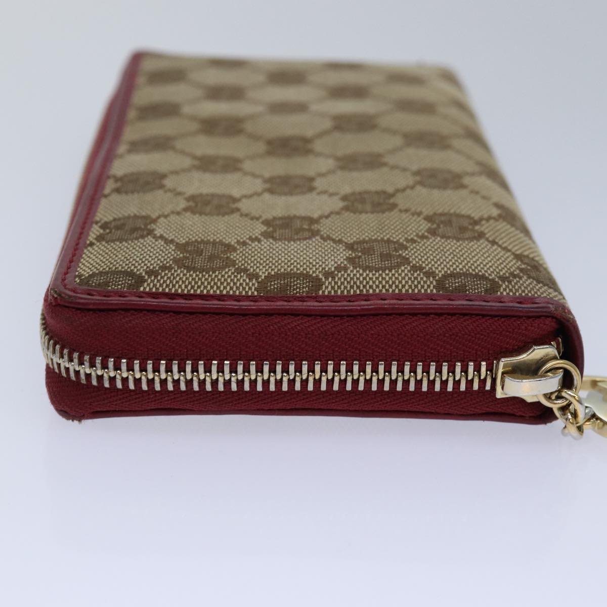 GUCCI GG Canvas Lovely Long Wallet Beige Beige yk13659