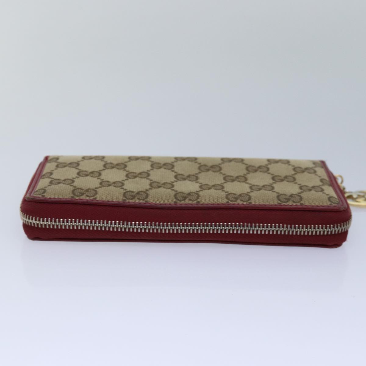 GUCCI GG Canvas Lovely Long Wallet Beige Beige yk13659